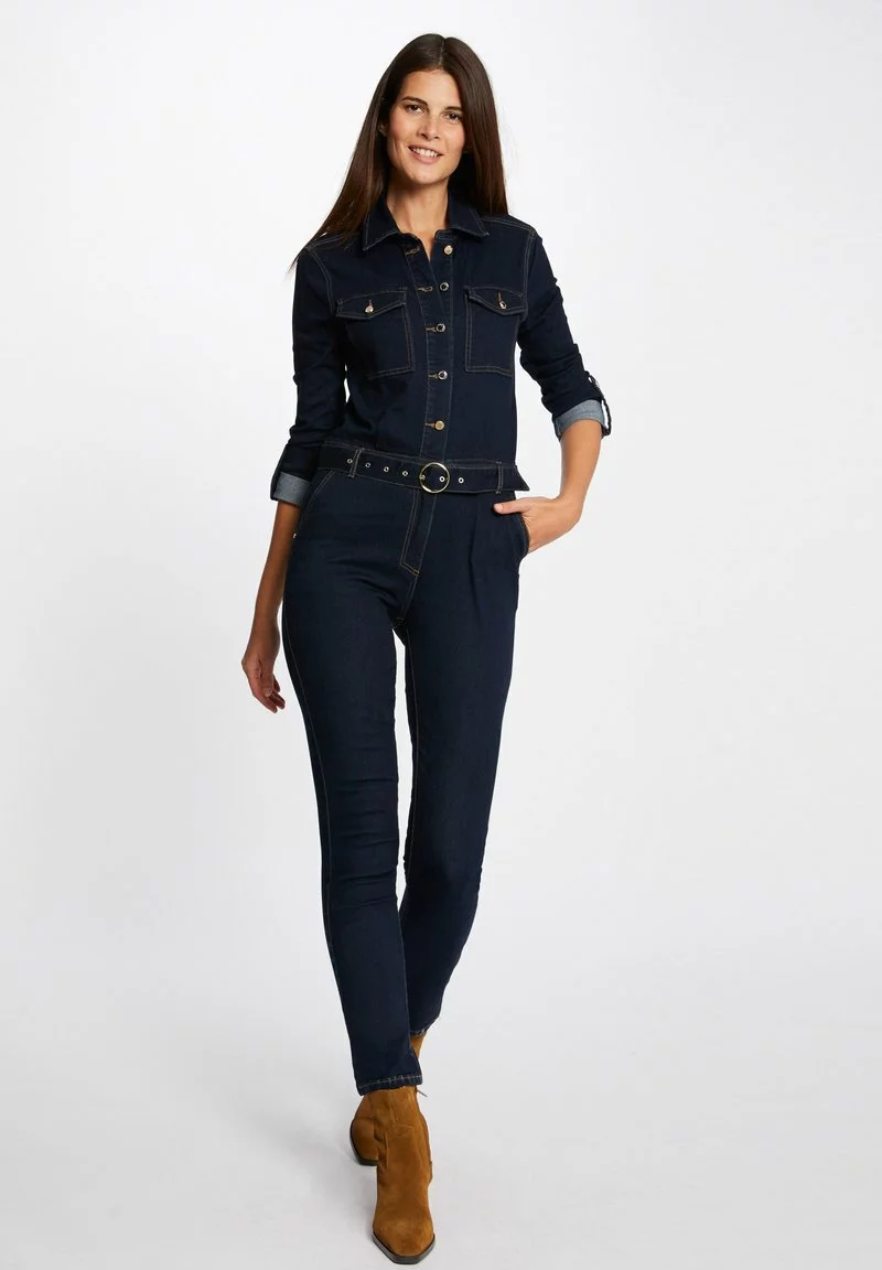 MORGAN Jumpsuit - Blue Denim 2 MORGAN Jumpsuit - Blue Denim - Image 2