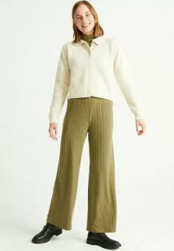 Thinking Mu DALIA - Stoffhose - Olive Green 7 Thinking Mu DALIA - Stoffhose - Olive Green -Hosen Elegante Boutique b9bbd5a1f7b74306844483e34b035e48