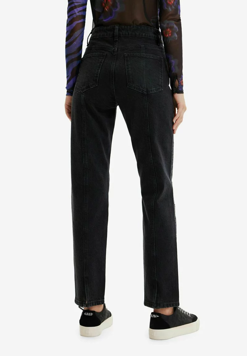 Desigual Jeans Straight Leg - Black 3 Desigual Jeans Straight Leg - Black - Image 3