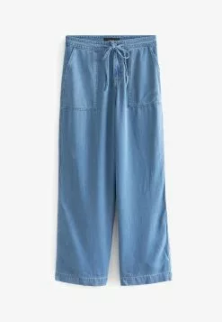 Next TIE WAIST WIDE LEG STANDARD - Jeans Straight Leg - Mid Blue 8 Next TIE WAIST WIDE LEG STANDARD - Jeans Straight Leg - Mid Blue -Hosen Elegante Boutique bcc4ada4e6b8463382b4694d96ad7cf7