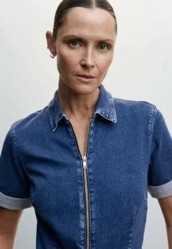 Mango IGGY - Jumpsuit - Donkerblauw