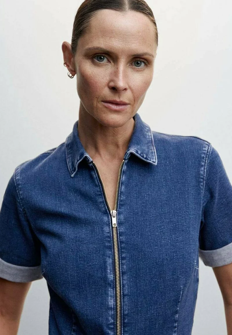 Mango IGGY - Jumpsuit - Donkerblauw 1 Mango IGGY - Jumpsuit - Donkerblauw