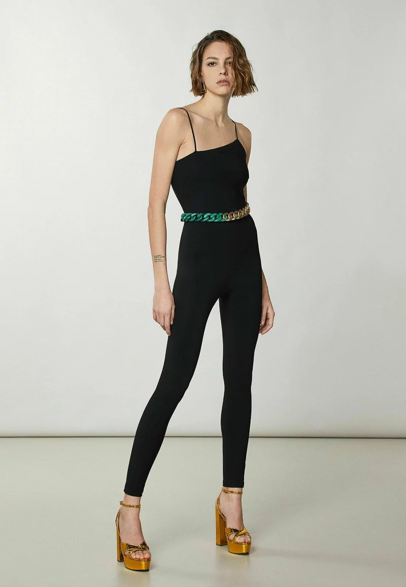 Patrizia Pepe ASYMMETRICAL-NECK - Jumpsuit - Nero 1 Patrizia Pepe ASYMMETRICAL-NECK - Jumpsuit - Nero