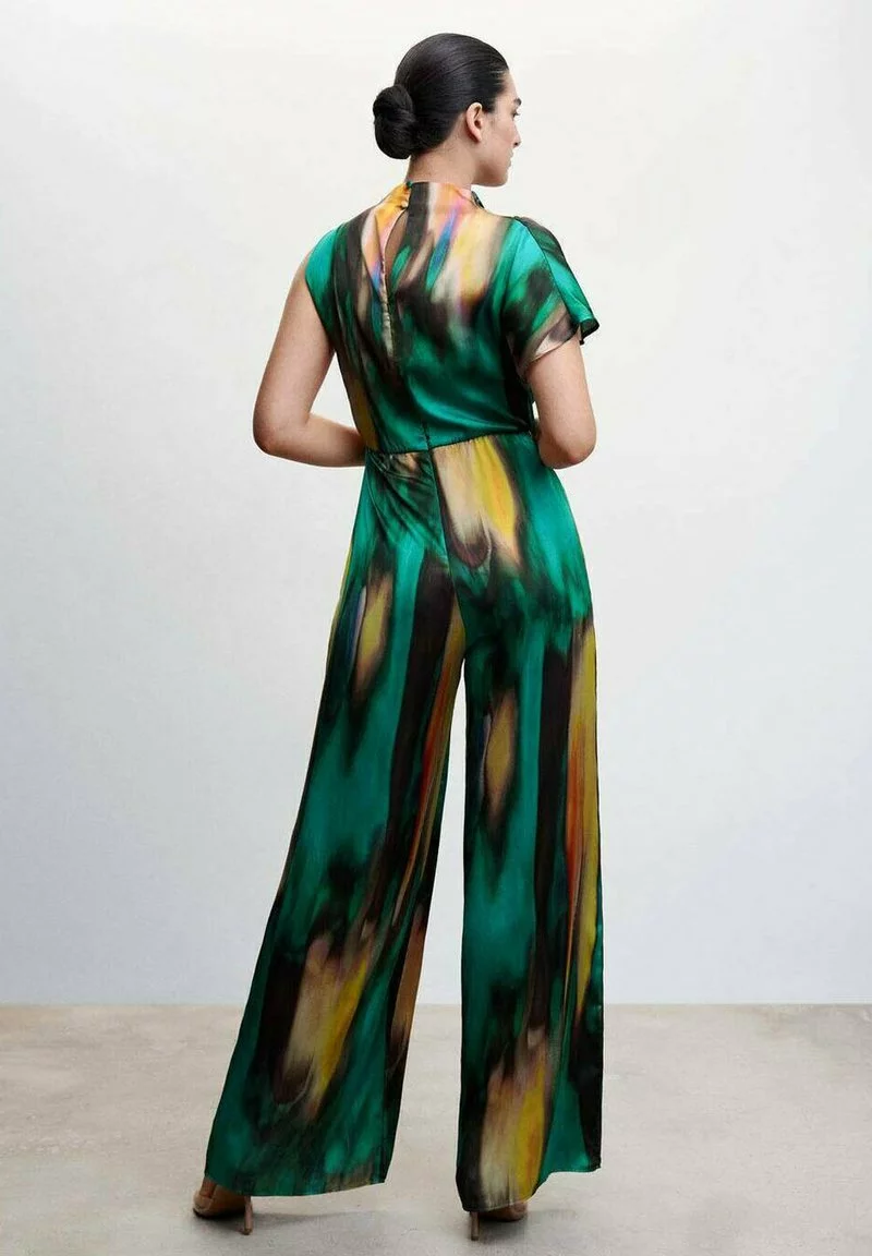 Mango LAGOS-A - Jumpsuit - Turquoise 2 Mango LAGOS-A - Jumpsuit - Turquoise - Image 2