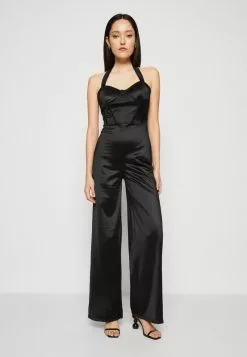 Wal G MONA HALTER NECK - Jumpsuit - Black