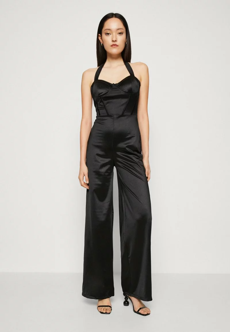 Wal G MONA HALTER NECK - Jumpsuit - Black 1 Wal G MONA HALTER NECK - Jumpsuit - Black