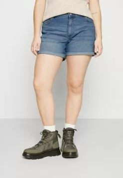 Noisy May Curve KATY NOOS - Jeans Shorts - Medium Blue Denim -Hosen Elegante Boutique c5365cef22fb4177ba18b03631d780d5