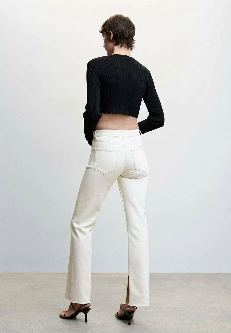 Mango ELLE - Jeans Straight Leg - Off White 3 Mango ELLE - Jeans Straight Leg - Off White - Image 3