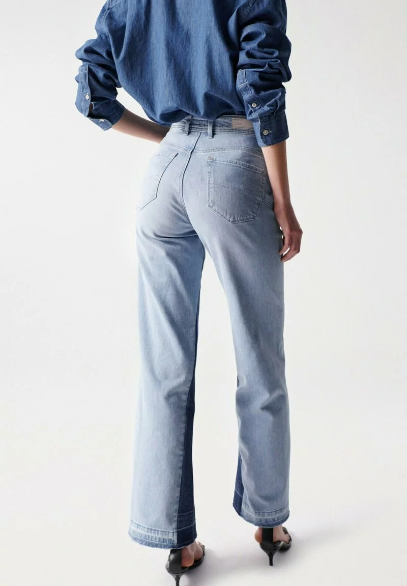 Salsa Jeans SECRET GLAMOUR PUSH IN WIDE - Flared Jeans - Blue 3 Salsa Jeans SECRET GLAMOUR PUSH IN WIDE - Flared Jeans - Blue - Image 3