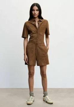 Mango ALMA - Jumpsuit - Brown 9 Mango ALMA - Jumpsuit - Brown -Hosen Elegante Boutique c851e5c9b2e54cd19c12470bfacbfef8