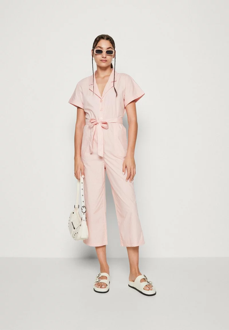 Monki Jumpsuit - Pink Medium 2 Monki Jumpsuit - Pink Medium - Image 2