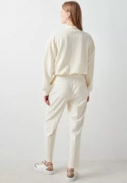Ipekyol CASUAL - Stoffhose - Ecru 8 Ipekyol CASUAL - Stoffhose - Ecru -Hosen Elegante Boutique ccdbae33b9f54c7096d5e85e9e04cddc