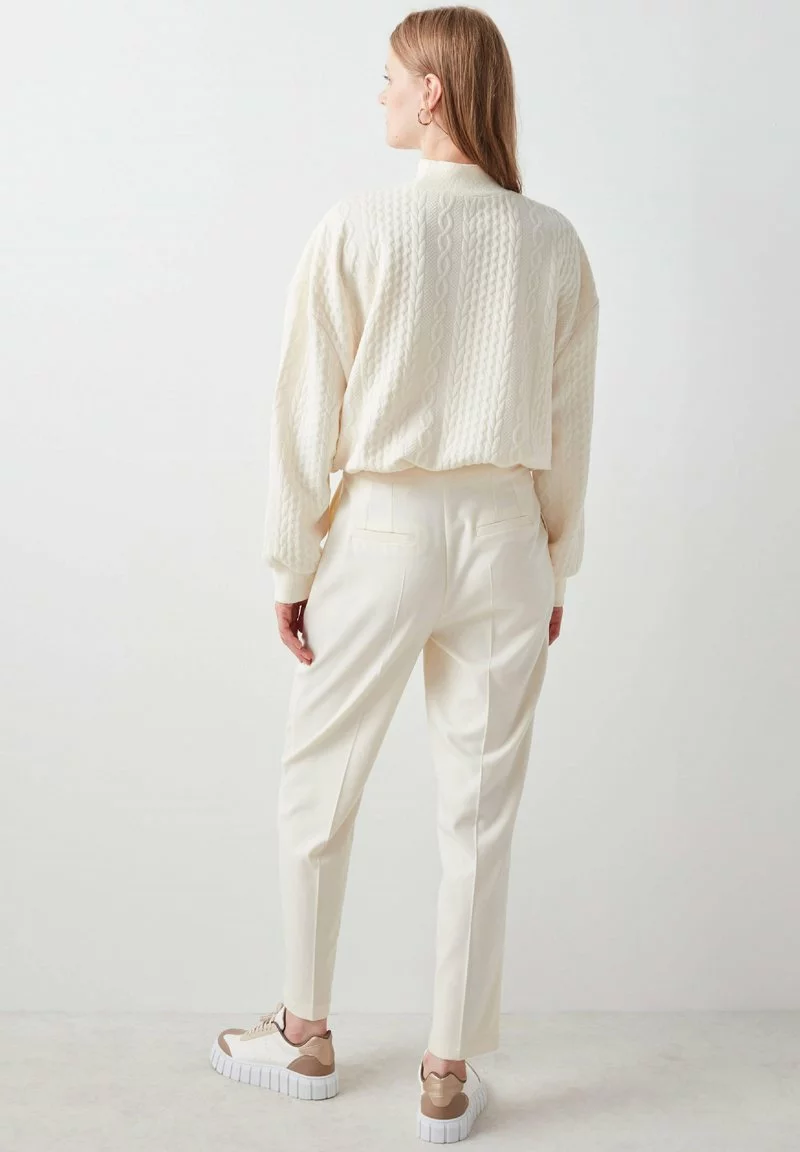 Ipekyol CASUAL - Stoffhose - Ecru 3 Ipekyol CASUAL - Stoffhose - Ecru - Image 3