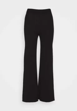 ALOHAS EASY WIDE PANTS - Stoffhose - Black -Hosen Elegante Boutique cdda8266f9864ab083bfc6c240ca70c6