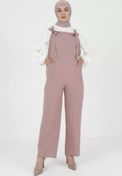 Modanisa DUSTY UNLINED MODEST TAVIN - Latzhose - Pink