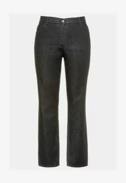 Ulla Popken GROSSE GRÖSSEN - Jeans Straight Leg - Black 11 Ulla Popken GROSSE GRÖSSEN - Jeans Straight Leg - Black -Hosen Elegante Boutique d0f39fb250e8405bb47a36e6c74d7e65