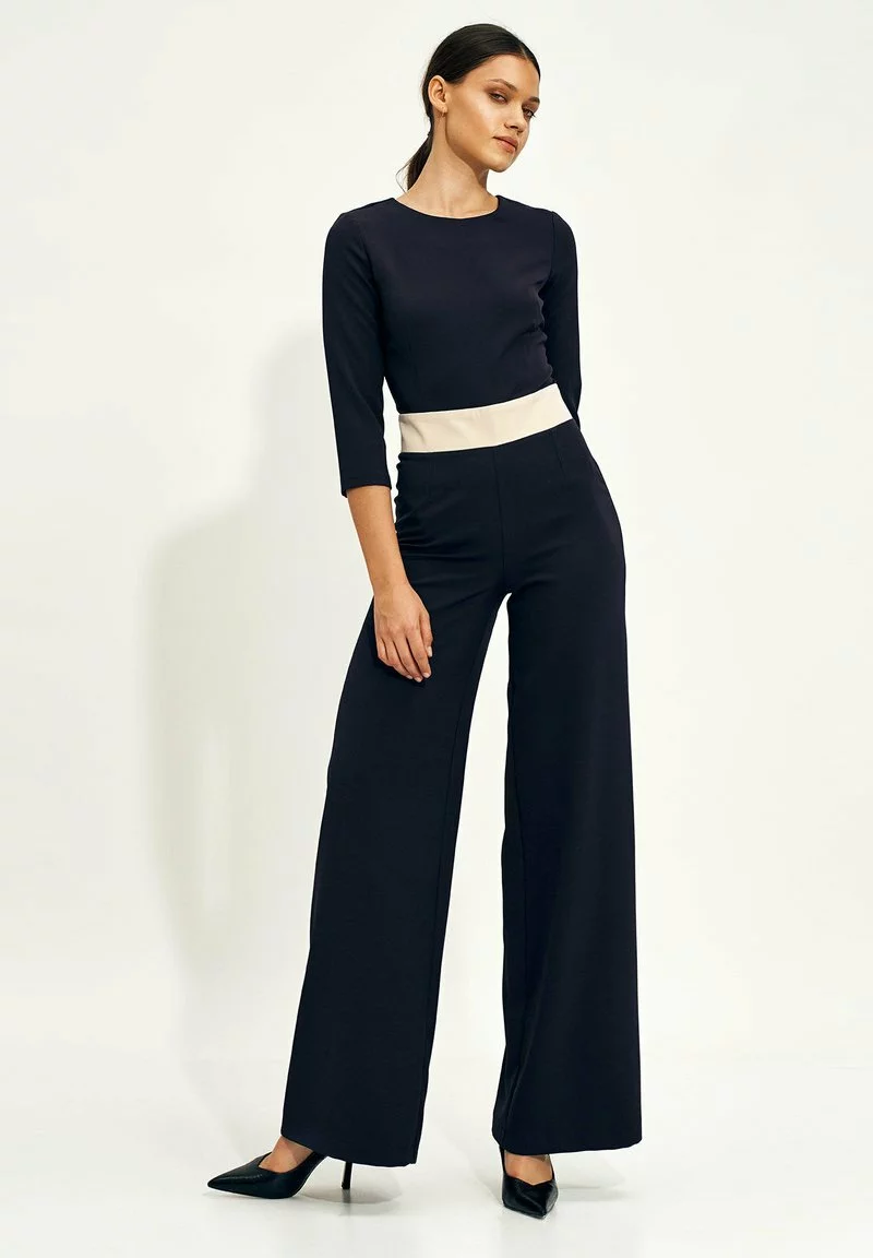 Nife Jumpsuit - Granatowy 1 Nife Jumpsuit - Granatowy