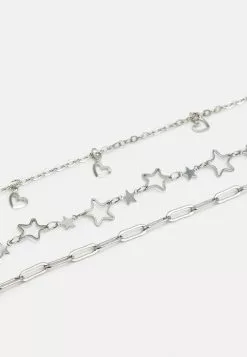 Fire & Glory FGCADISE ANKLET 3PACK - Sonstige Accessoires - Silver-coloured -Hosen Elegante Boutique d29da1dcff35455c86444f239b101a1f