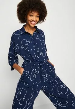 Monki Jumpsuit - Dark Blue 9 Monki Jumpsuit - Dark Blue -Hosen Elegante Boutique d2e92ea826624d49b2bd19d1ea1ef16b