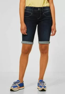 STREET ONE CASUAL FIT JEANS BERMUDA - Jeans Shorts - Blau