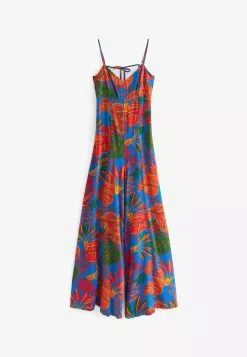 Next STRAPPY SLEEVELESS WIDE LEG STANDARD - Jumpsuit - Multi Coloured Large Scale Floral Print -Hosen Elegante Boutique d4305de956404ebf9a0ad36aeb74f54e
