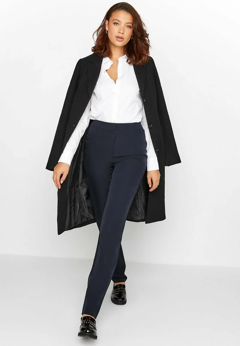 Long Tall Sally SCUBA CREPE - Stoffhose - Blue 2 Long Tall Sally SCUBA CREPE - Stoffhose - Blue - Image 2