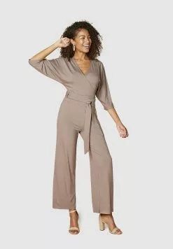 Les Lunes CARA - Jumpsuit - Dark Taupe