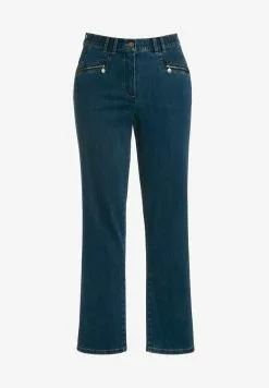 Ulla Popken MONY REISSVERSCHLUSSTASCHEN - Jeans Bootcut - Dark Blue Denim 8 Ulla Popken MONY REISSVERSCHLUSSTASCHEN - Jeans Bootcut - Dark Blue Denim -Hosen Elegante Boutique d8dfdb6b8da94ec5a95726146d7c800b