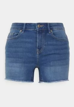 Vero Moda Petite VMPEACH - Jeans Shorts - Medium Blue Denim