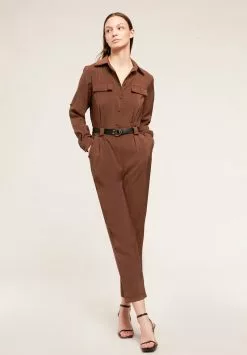 Motivi LANGER OVERALL AUS MIT TASCHEN AUS - Jumpsuit - Marrone 9 Motivi LANGER OVERALL AUS MIT TASCHEN AUS - Jumpsuit - Marrone -Hosen Elegante Boutique d97550250a8e4370ad3831f3a223ebe5 1