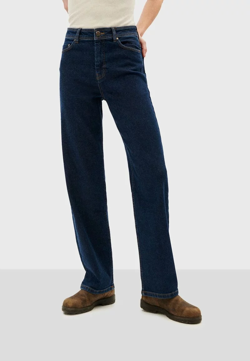 Thinking Mu THERESA - Jeans Straight Leg - Blue 1 Thinking Mu THERESA - Jeans Straight Leg - Blue