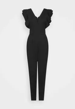 WAL G TALL JOSH RUFFLE - Jumpsuit - Black