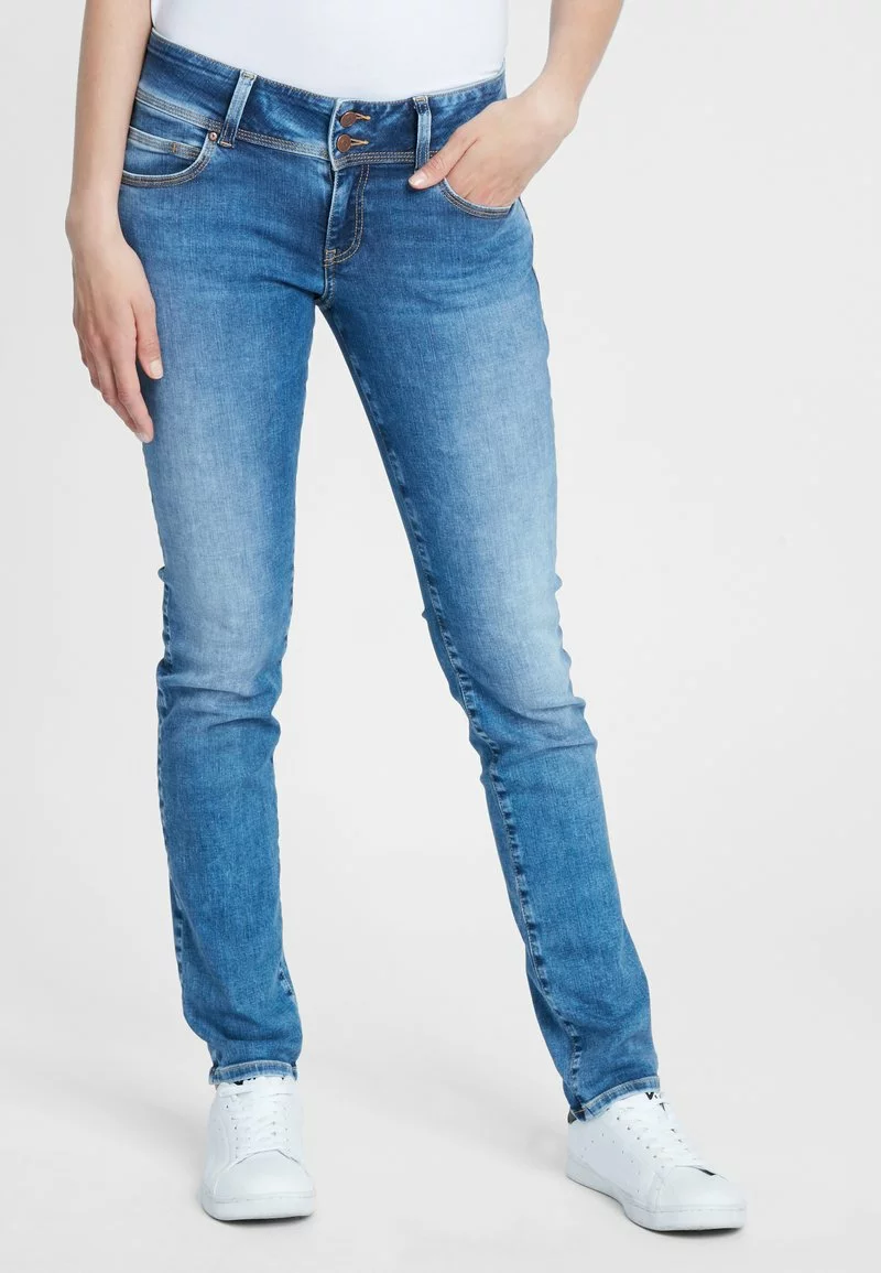 Cross Jeans LOIE - Jeans Straight Leg - Mid-blue 1 Cross Jeans LOIE - Jeans Straight Leg - Mid-blue