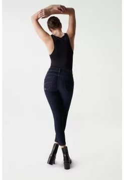 Salsa Jeans SECRET PUSH IN CROPPED - Jeans Skinny Fit - Blue -Hosen Elegante Boutique deaad5d48db54c4fae8d878753e4d885