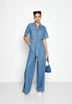 Scotch & Soda ZIP FRONT RETRO INSPIRED - Jumpsuit - Indigo 7 Scotch & Soda ZIP FRONT RETRO INSPIRED - Jumpsuit - Indigo -Hosen Elegante Boutique debb05fab79648f191e1fbd92dd2d010