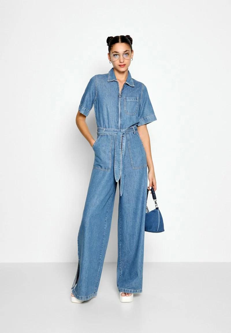 Scotch & Soda ZIP FRONT RETRO INSPIRED - Jumpsuit - Indigo 2 Scotch & Soda ZIP FRONT RETRO INSPIRED - Jumpsuit - Indigo - Image 2