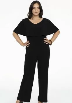 YOEK FLARE FIT - Jumpsuit - Black -Hosen Elegante Boutique df8d056086314fdb81a7937f35370cca 1