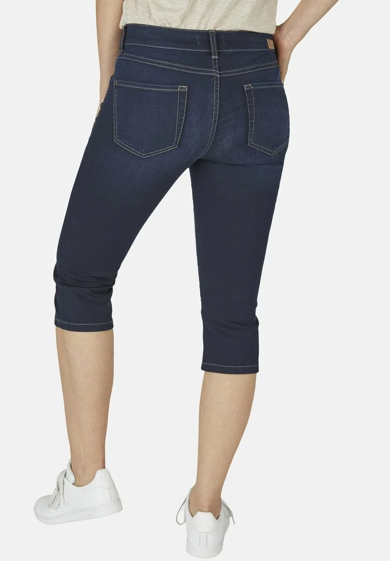 Angels ANACAPRI MIT KONTRASTNäHTEN - Jeans Shorts - Dunkelblau 2 Angels ANACAPRI MIT KONTRASTNäHTEN - Jeans Shorts - Dunkelblau - Image 2