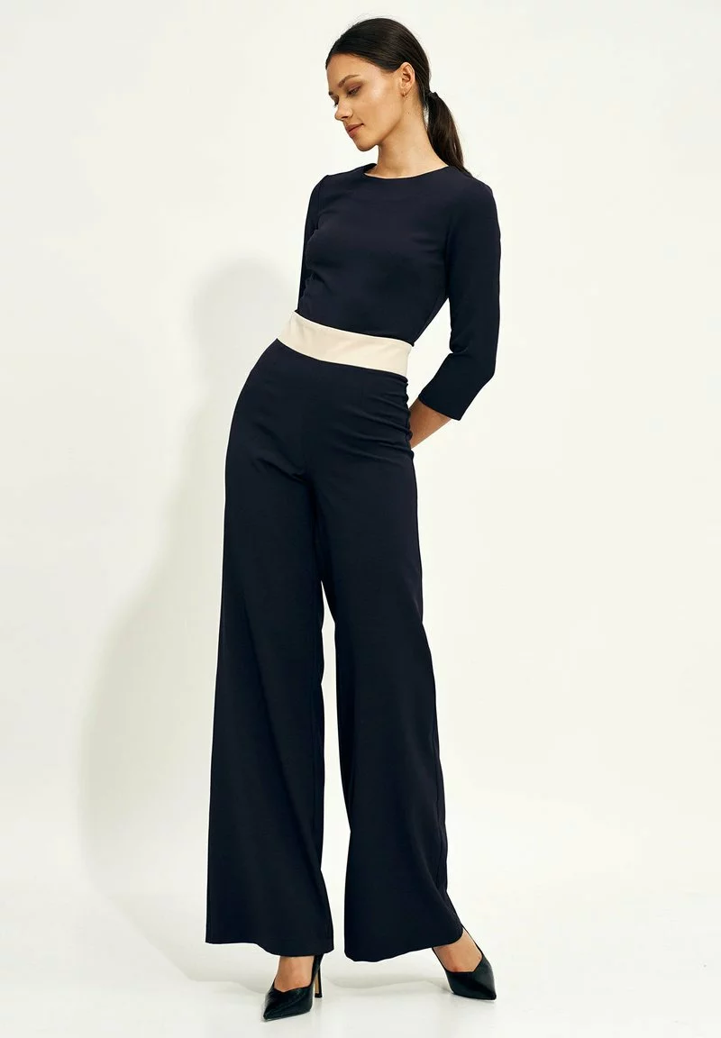 Nife Jumpsuit - Granatowy 4 Nife Jumpsuit - Granatowy - Image 4