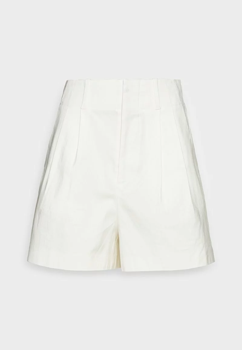 Scotch & Soda WIDE LEG HIGH RISE SUMMER - Shorts - Off White 1 Scotch & Soda WIDE LEG HIGH RISE SUMMER - Shorts - Off White