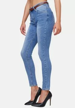 Elara HIGHWAIST - Jeans Skinny Fit - Blau -Hosen Elegante Boutique e29eb8a9daec495f853e98e1e34effab