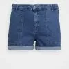 Noisy May Curve KATY NOOS - Jeans Shorts - Medium Blue Denim