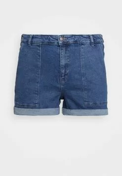Noisy May Curve KATY NOOS - Jeans Shorts - Medium Blue Denim