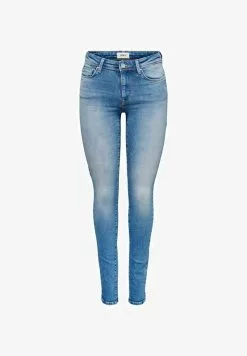 ONLY MATERNITY MAMA OLMSHAPE LIFE REG - Jeans Skinny Fit - Light Medium Blue Denim