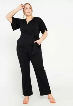 Live Unlimited London WRAP - Jumpsuit - Black 11 Live Unlimited London WRAP - Jumpsuit - Black -Hosen Elegante Boutique e3d5ce5290cb4027b9c9b93824b304ca