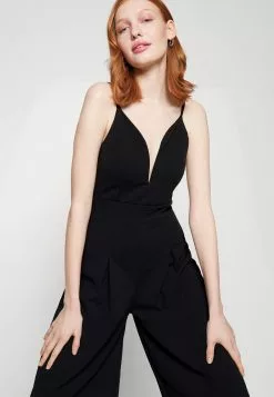 Wal G HAVANA WIDE LEG - Jumpsuit - Black 9 Wal G HAVANA WIDE LEG - Jumpsuit - Black -Hosen Elegante Boutique e519783240dc442b9029636e644b7c6a
