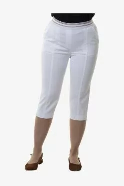 TOM TAILOR Denim Jeans Shorts - White Denim -Hosen Elegante Boutique e8f7e4ba6d484f0ea8e8fc0787afda8a