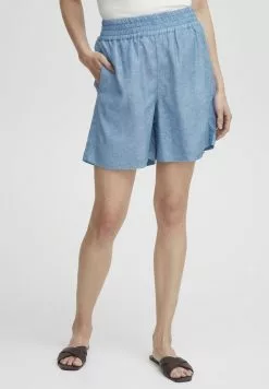 Fransa FRLIN SHO - Shorts - Malibu Blue Melange