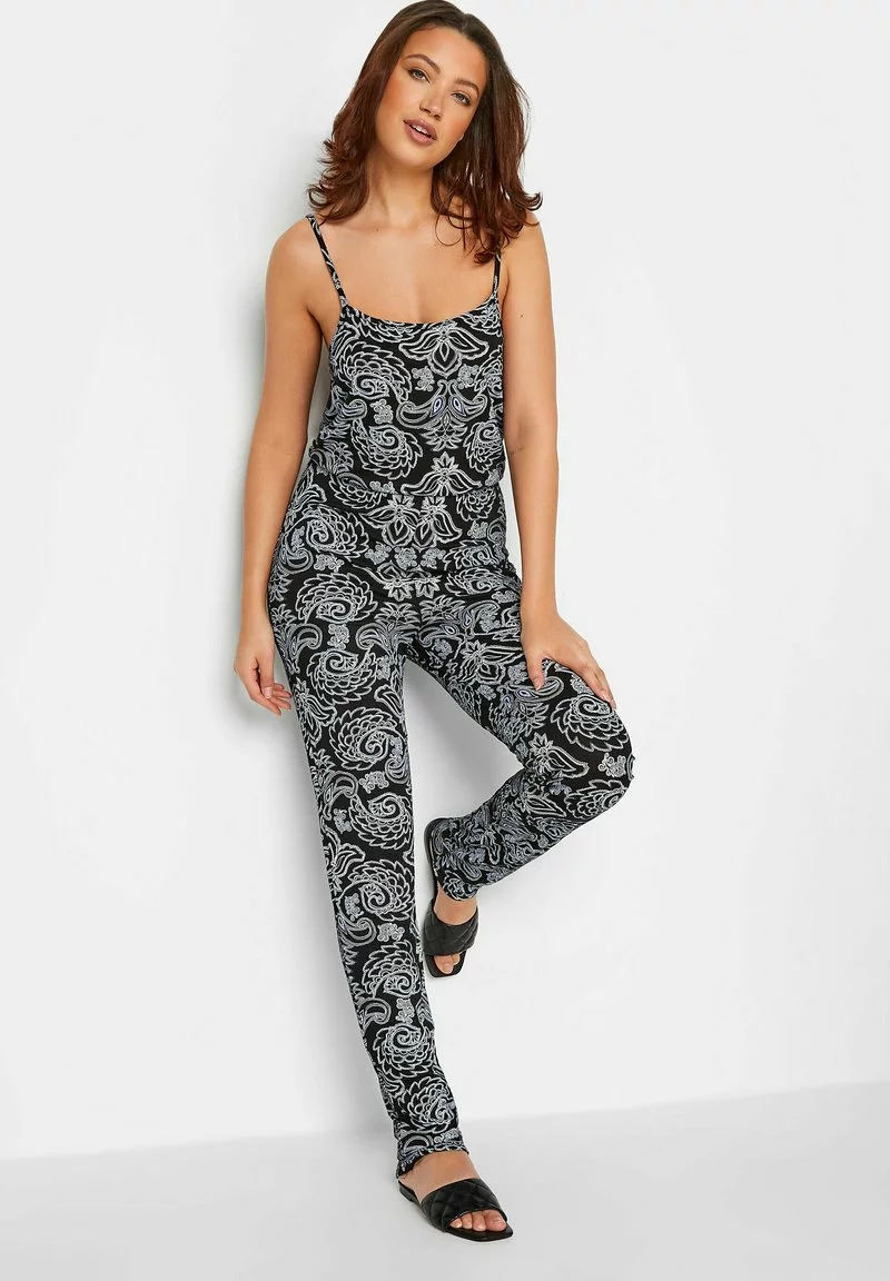 Long Tall Sally PAISLEY PRINT - Jumpsuit - Black 2 Long Tall Sally PAISLEY PRINT - Jumpsuit - Black - Image 2