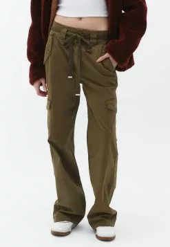 Oxxo MID RISE - Cargohose - Antik Henna Green